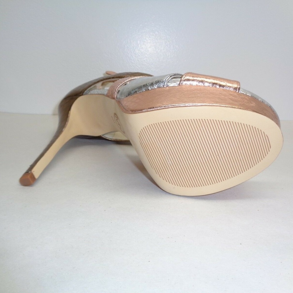 Michael Kors Size 8.5 M LEIGHTON ANKLE STRAP Rose Sandals New Women's Shoes - Picture 6 of 7